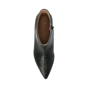 ARELY POINTED TOE BOOTIES - Olive Croco