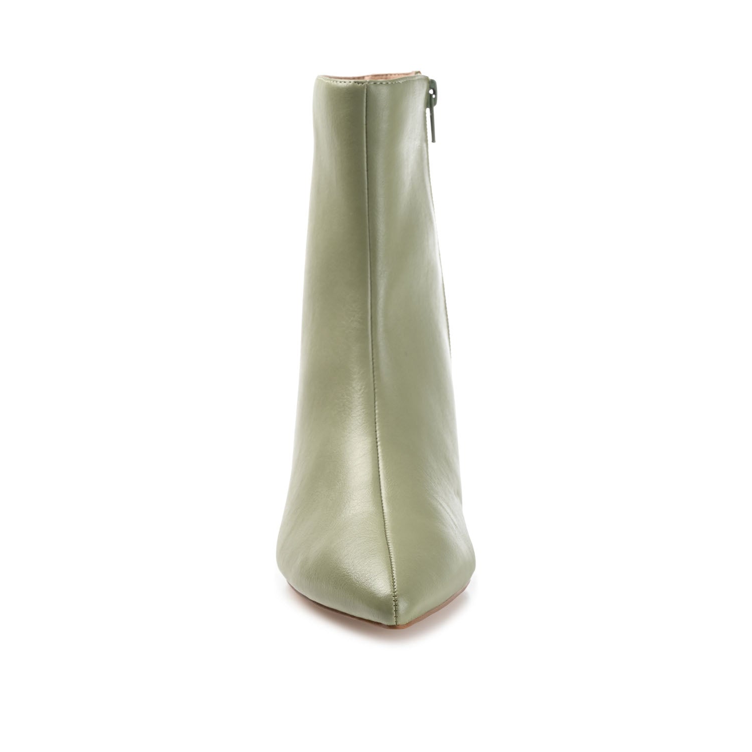 ARELY POINTED TOE BOOTIES IN WIDE - Green PU