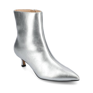 ARELY POINTED TOE BOOTIES - Silver