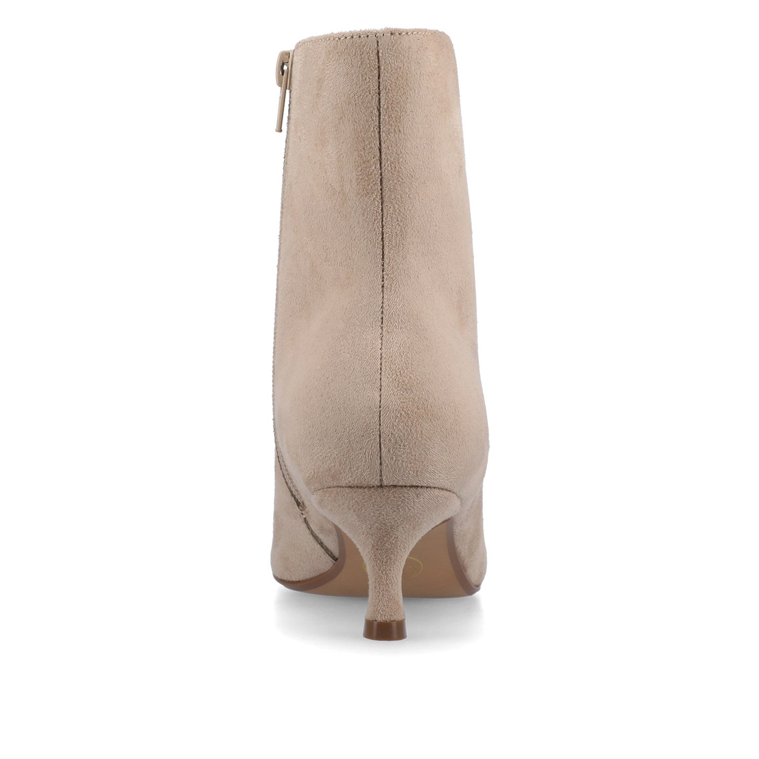 ARELY POINTED TOE BOOTIES - Taupe Suede