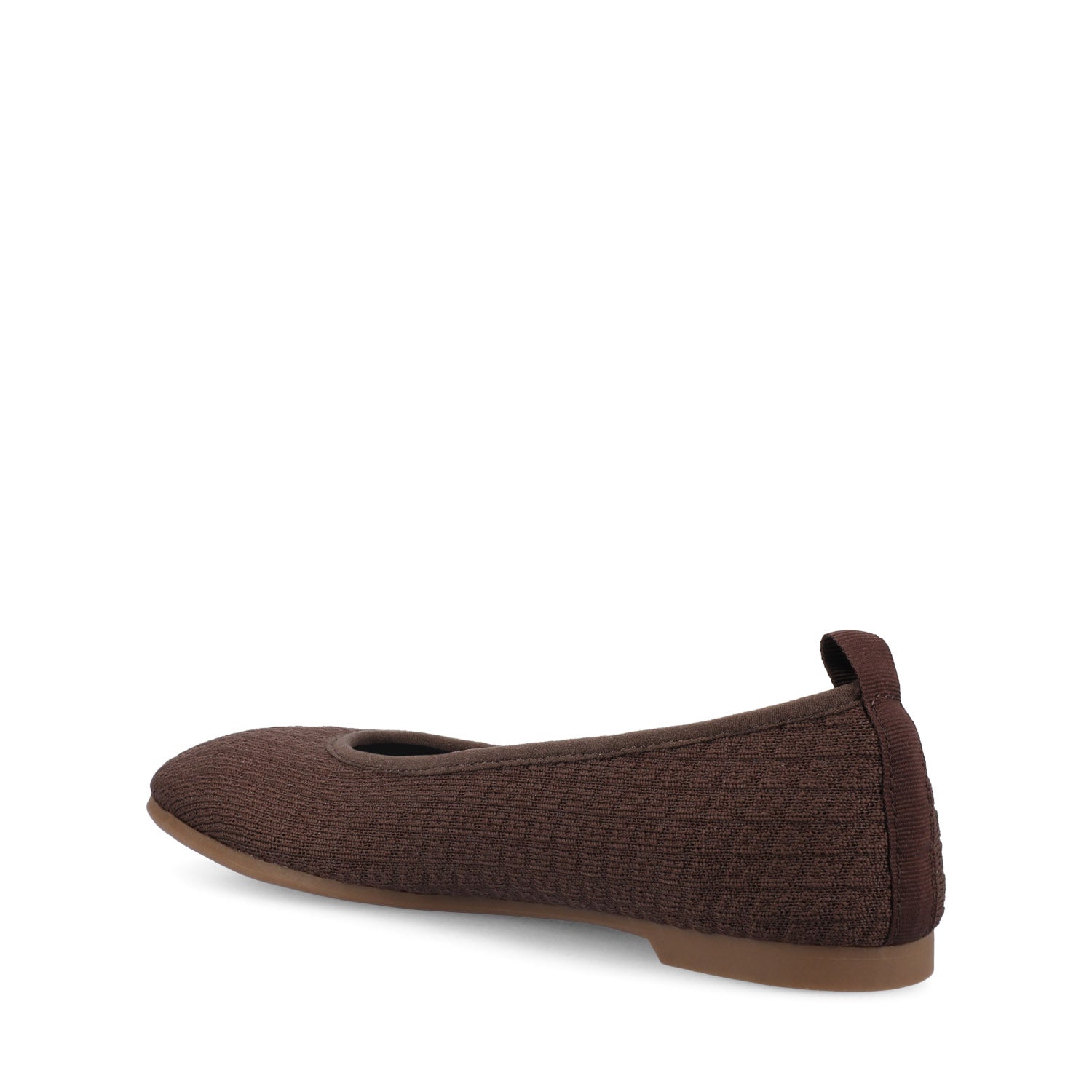 ARIA KNIT FLATS - Chocolate