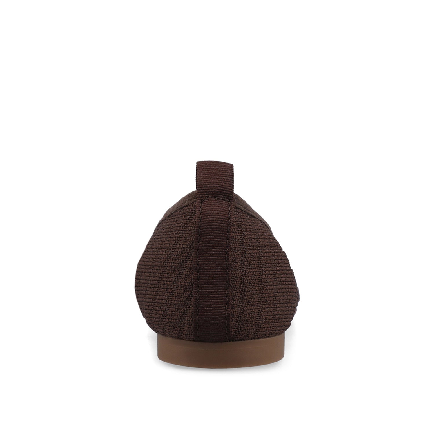 ARIA KNIT FLATS - Chocolate