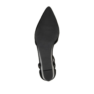 ARKIE D'ORSAY WEDGE HEELS IN FAUX SUEDE