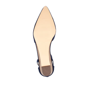 ARKIE D'ORSAY WEDGE HEELS IN FAUX SUEDE