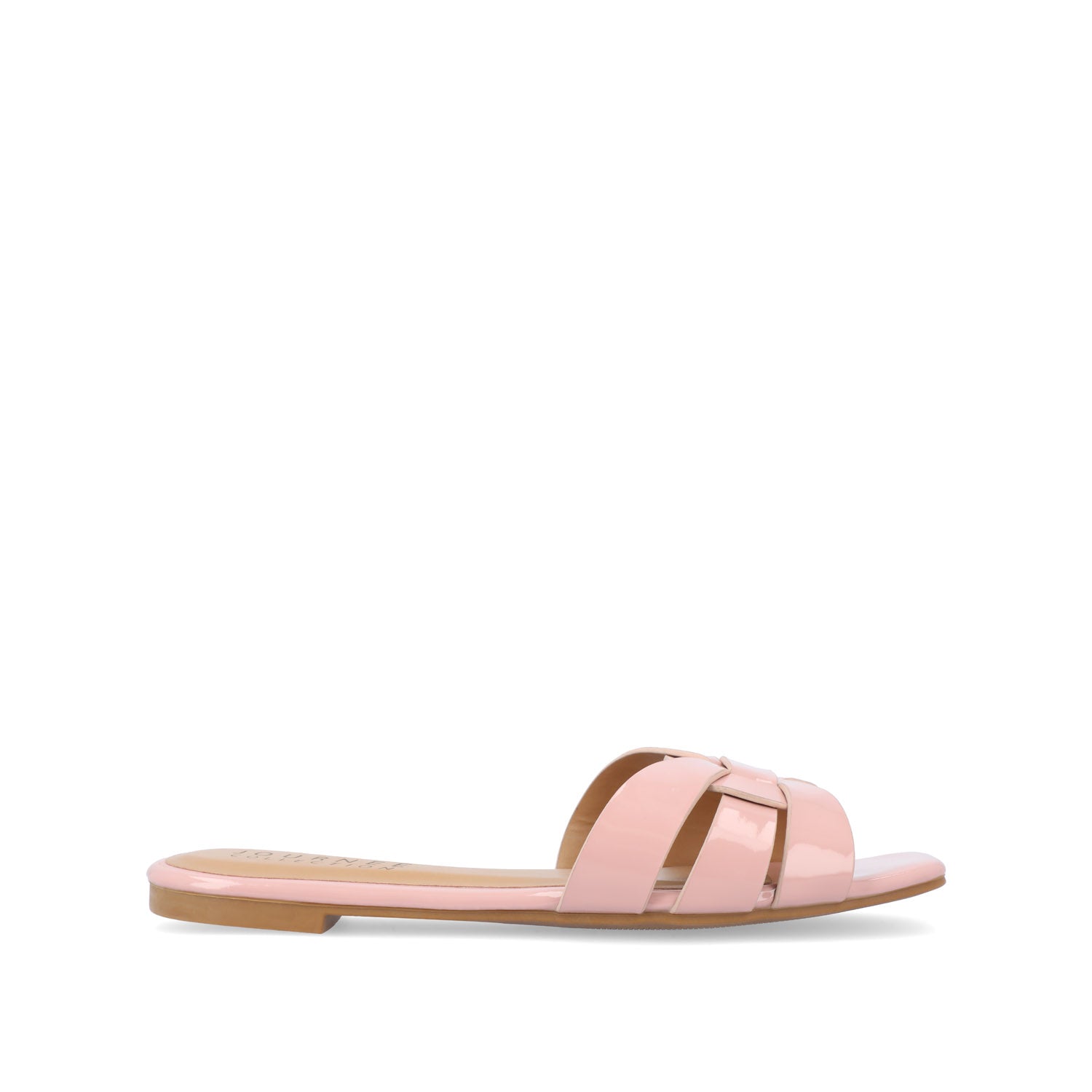 ARRINA SLIDE SANDALS IN STATEMENT PATENT