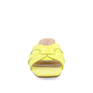 ARRINA SLIDE SANDALS IN STATEMENT PATENT