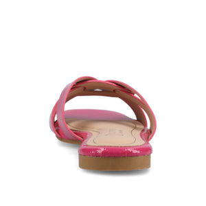 ARRINA SLIDE SANDALS IN STATEMENT PATENT