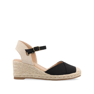 ASHLYN ESPADRILLE WEDGE SANDALS IN CANVAS