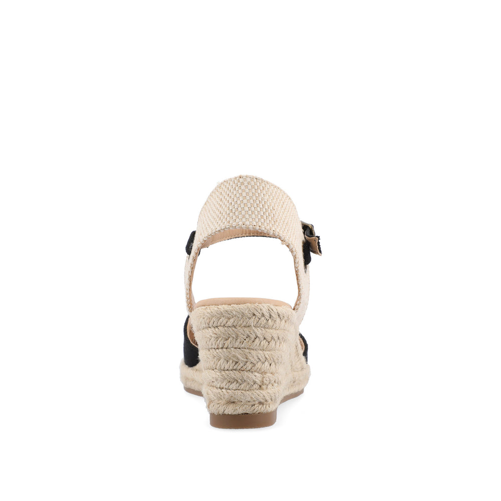 ASHLYN ESPADRILLE WEDGE SANDALS IN CANVAS