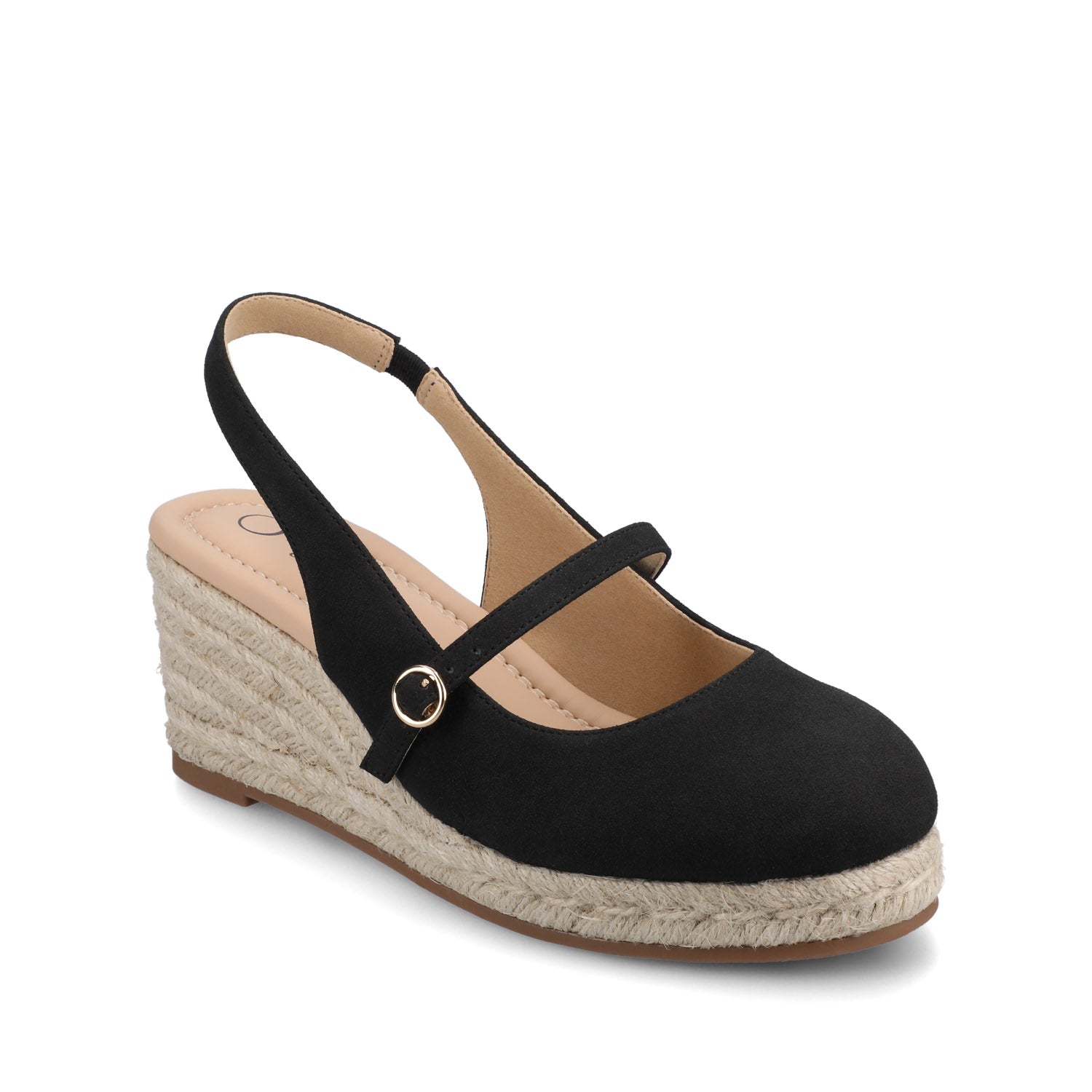 ASMYNA ESPADRILLE WEDGES - Black