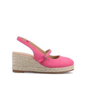 ASMYNA ESPADRILLE WEDGES - Hot Pink