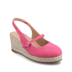 ASMYNA ESPADRILLE WEDGES - Hot Pink
