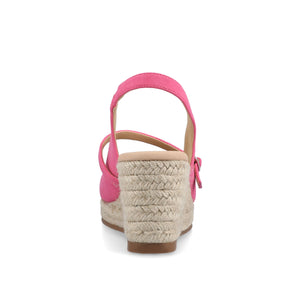 ASMYNA ESPADRILLE WEDGES - Hot Pink