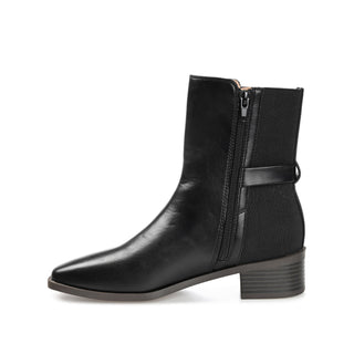 AUBRIE SQUARE TOE BOOTIES IN WIDE