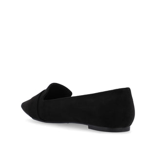 AUDREY LOAFER FLATS IN FAUX SUEDE