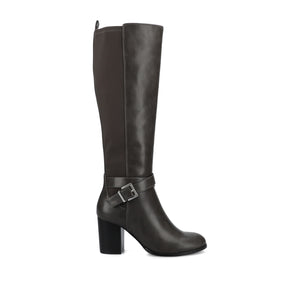 AVALONN KNEE HIGH DRESS BOOTS - Charcoal