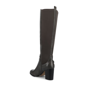 AVALONN KNEE HIGH DRESS BOOTS - Charcoal