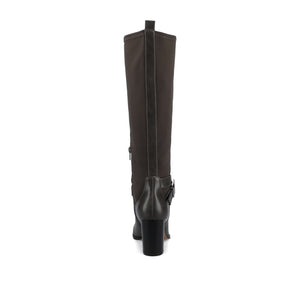 AVALONN KNEE HIGH DRESS BOOTS - Charcoal