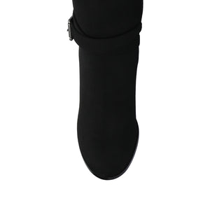 AVALONN KNEE HIGH DRESS BOOTS IN WIDE CALF