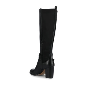 AVALONN KNEE HIGH DRESS BOOTS IN EXTRA WIDE CALF