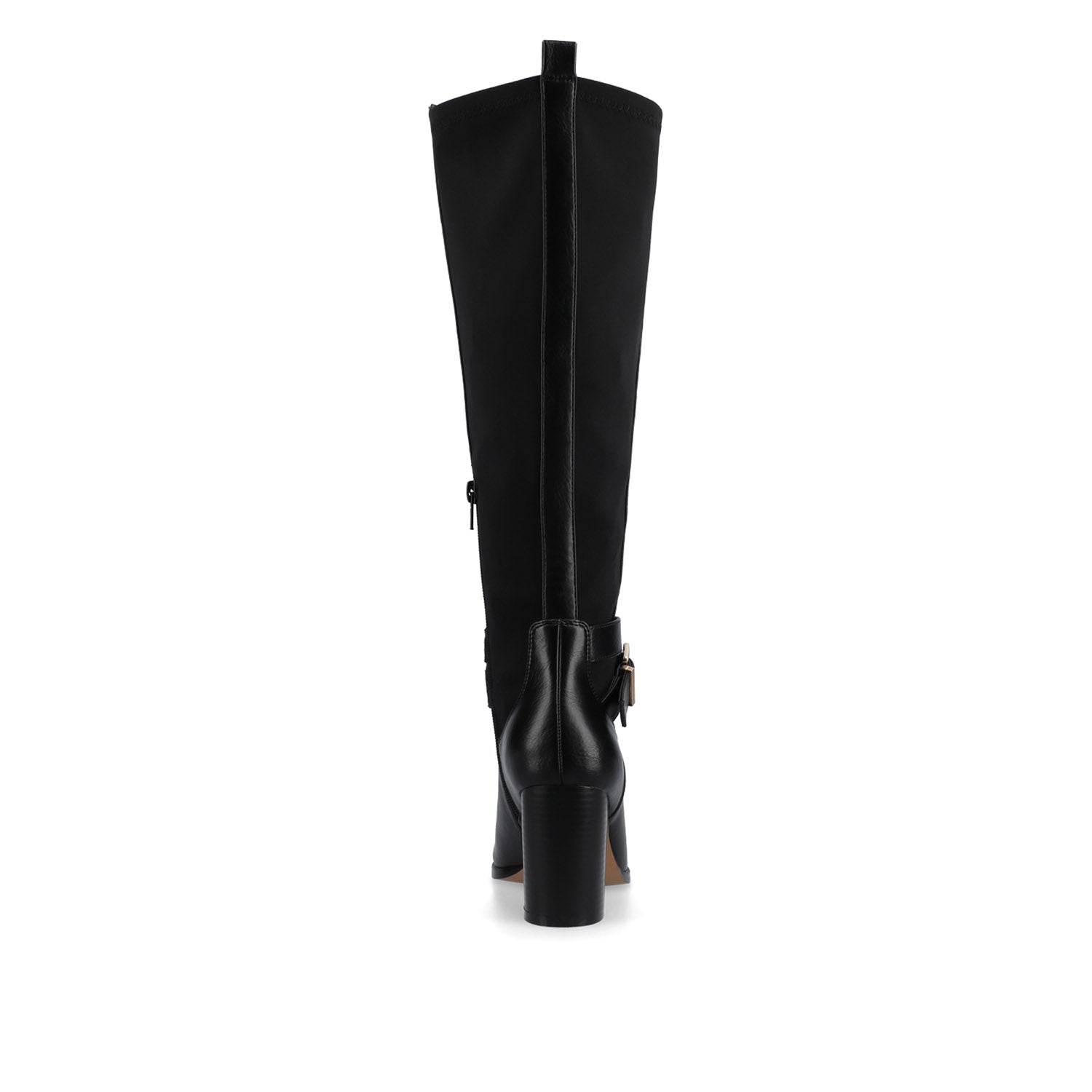 AVALONN KNEE HIGH DRESS BOOTS IN EXTRA WIDE CALF - Black Suede
