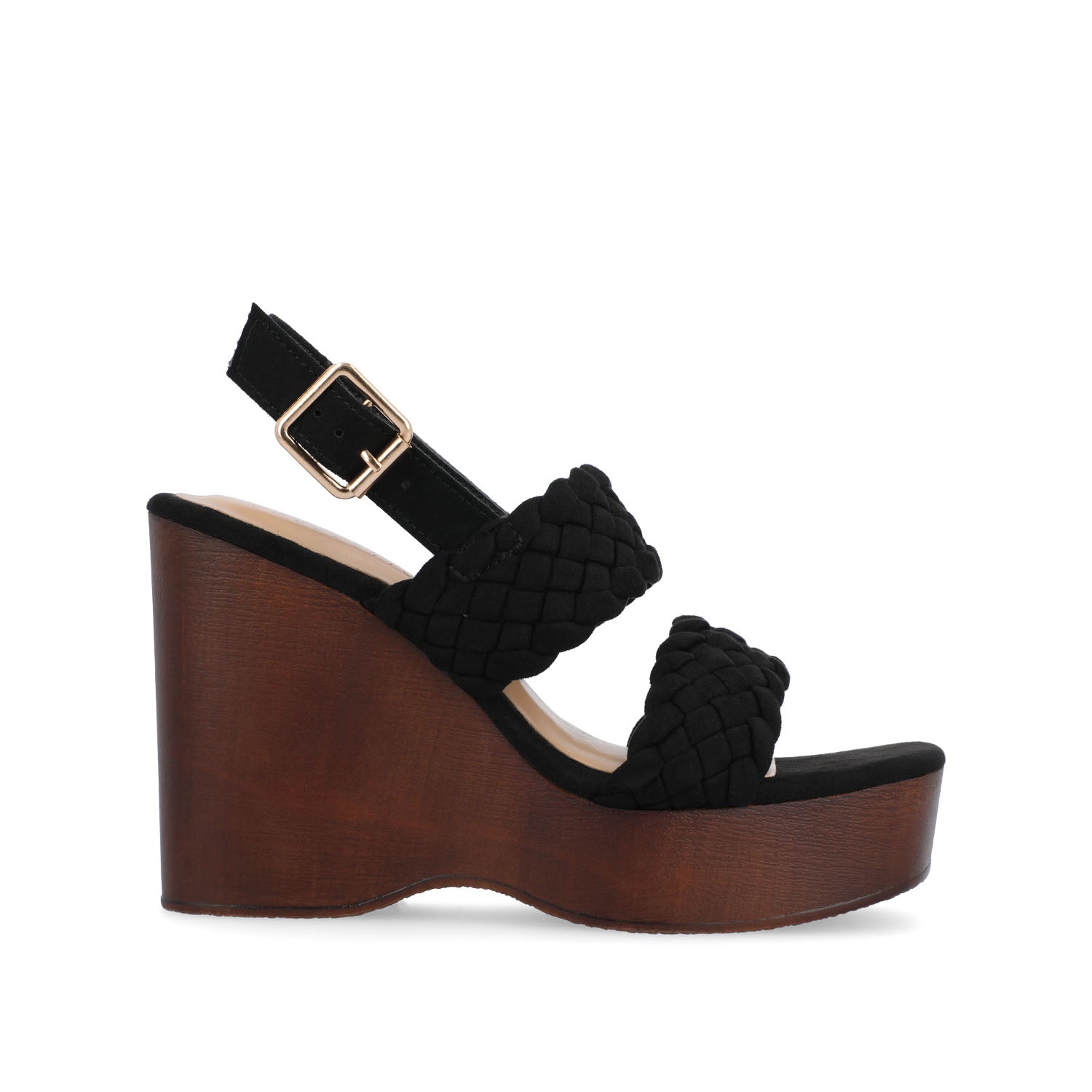AYVEE HEELED SANDALS IN VEGAN LEATHER - Black