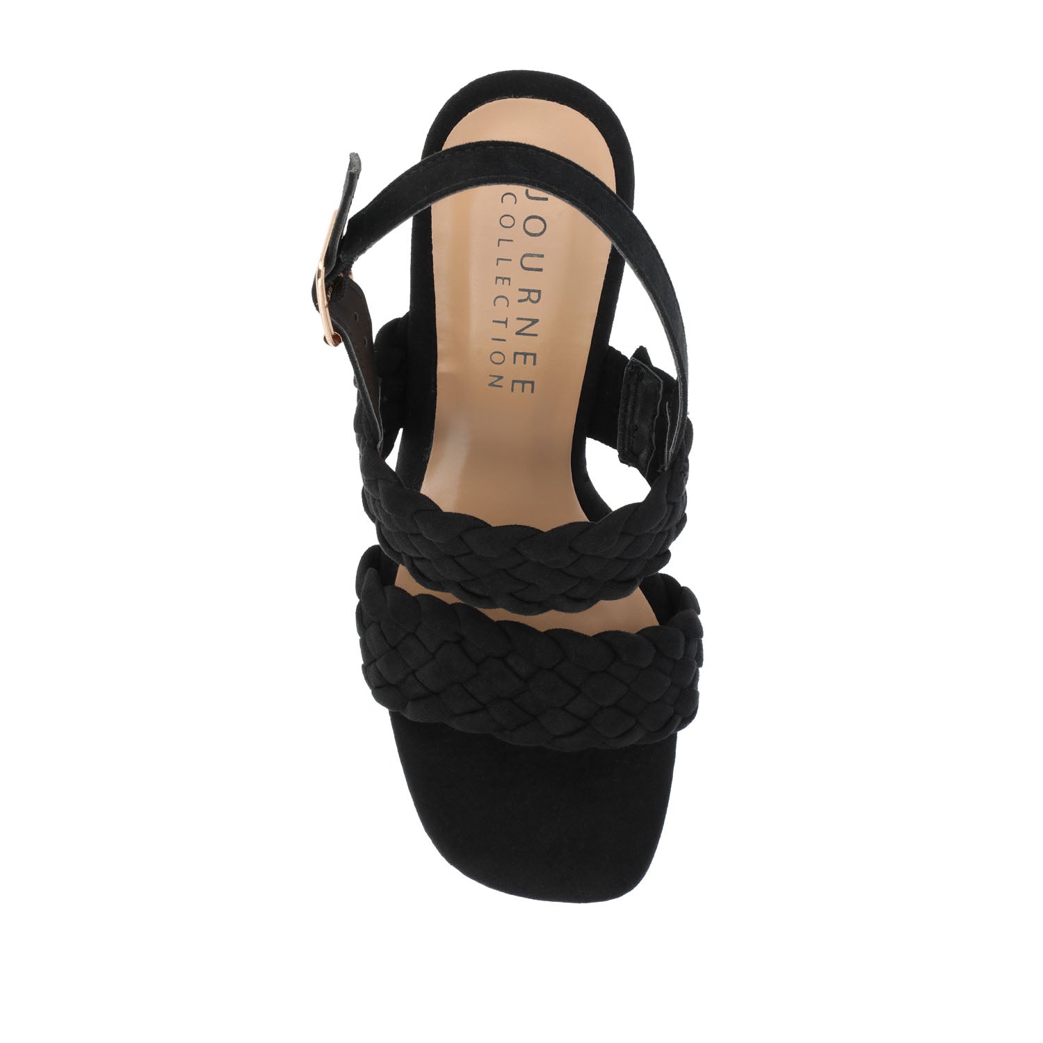 AYVEE HEELED SANDALS IN VEGAN LEATHER - Black