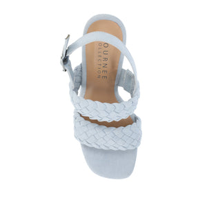 AYVEE HEELED SANDALS IN VEGAN LEATHER - Blue