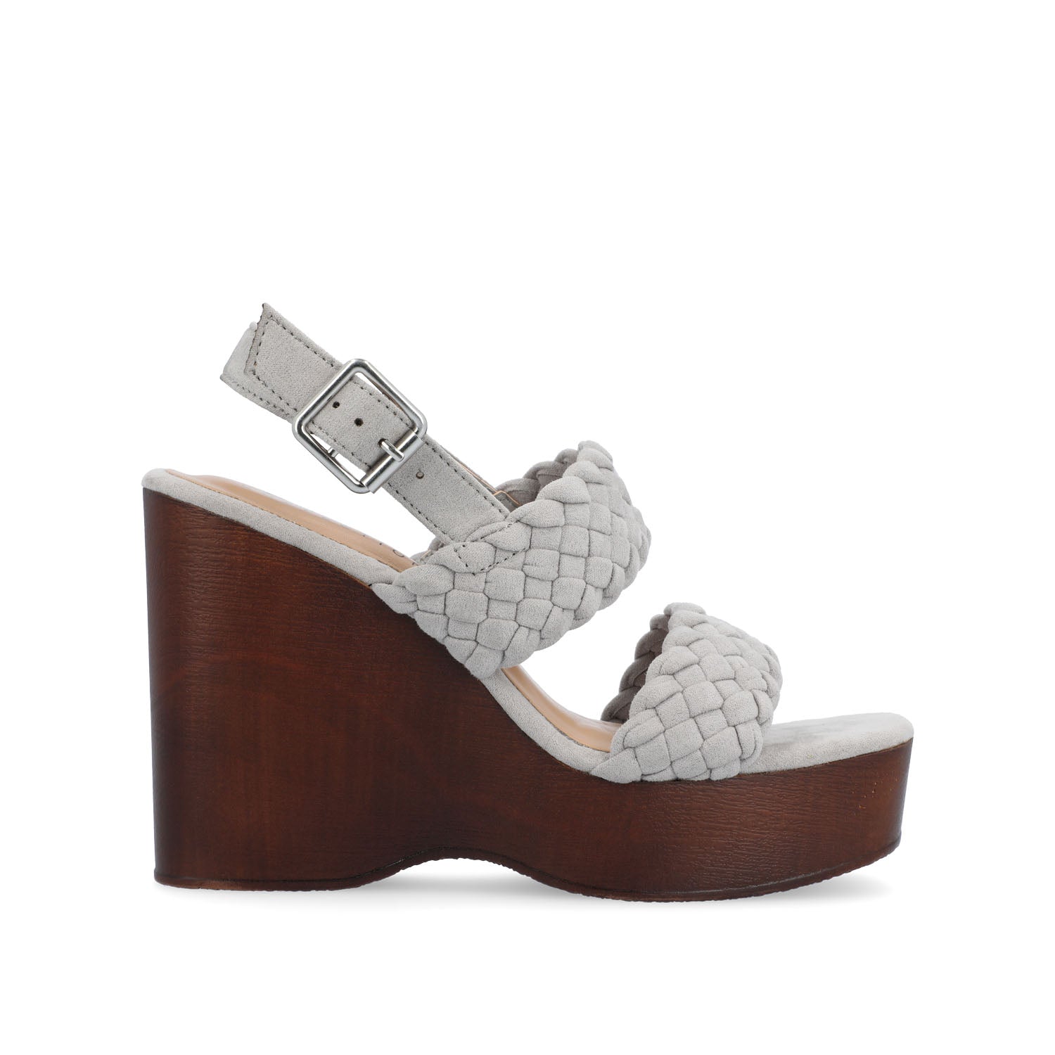 AYVEE HEELED SANDALS IN VEGAN LEATHER - Grey