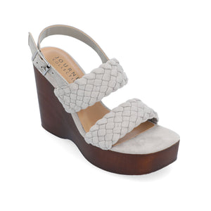 AYVEE HEELED SANDALS IN VEGAN LEATHER - Grey