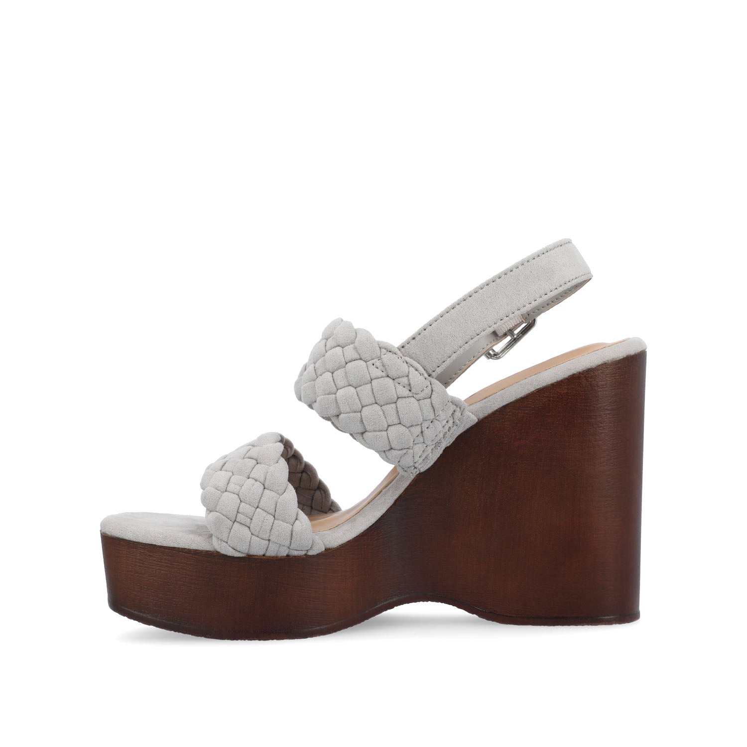AYVEE HEELED SANDALS IN VEGAN LEATHER - Grey