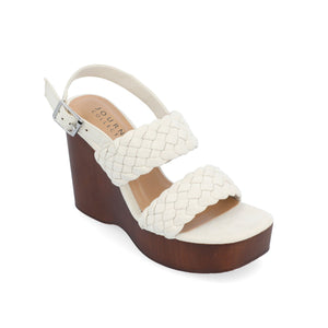 AYVEE HEELED SANDALS IN VEGAN LEATHER - Sand