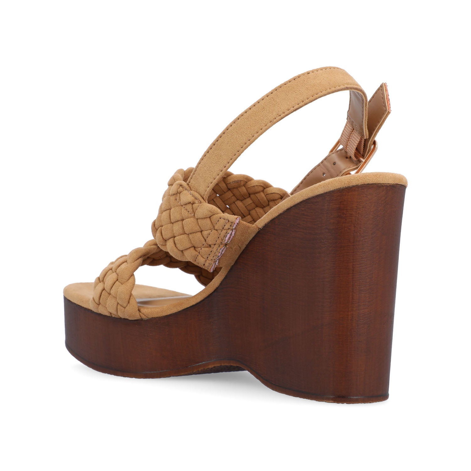 AYVEE HEELED SANDALS IN VEGAN LEATHER - Tan