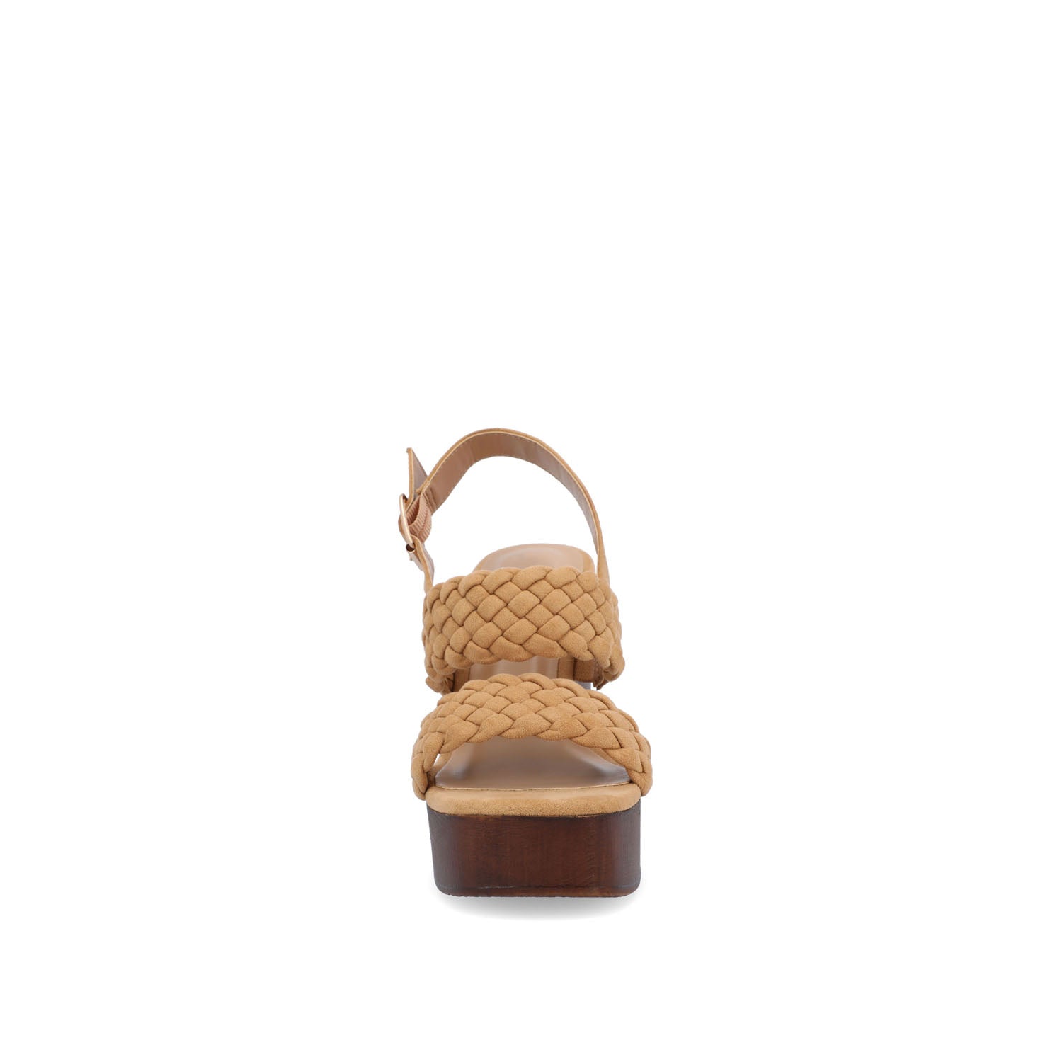 AYVEE HEELED SANDALS IN VEGAN LEATHER - Tan