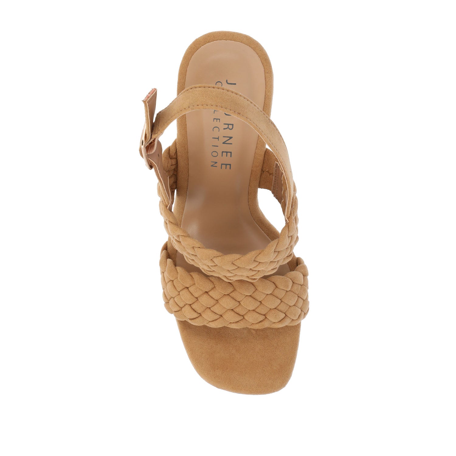 AYVEE HEELED SANDALS IN VEGAN LEATHER - Tan
