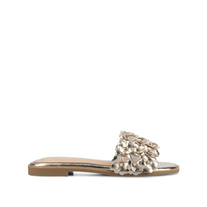 AZALEA SLIP ON SANDALS - Gold