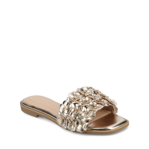AZALEA SLIP ON SANDALS - Gold