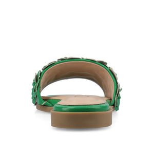 AZALEA SLIP ON SANDALS - Green