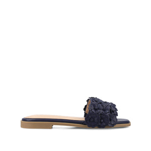AZALEA SLIP ON SANDALS - Navy
