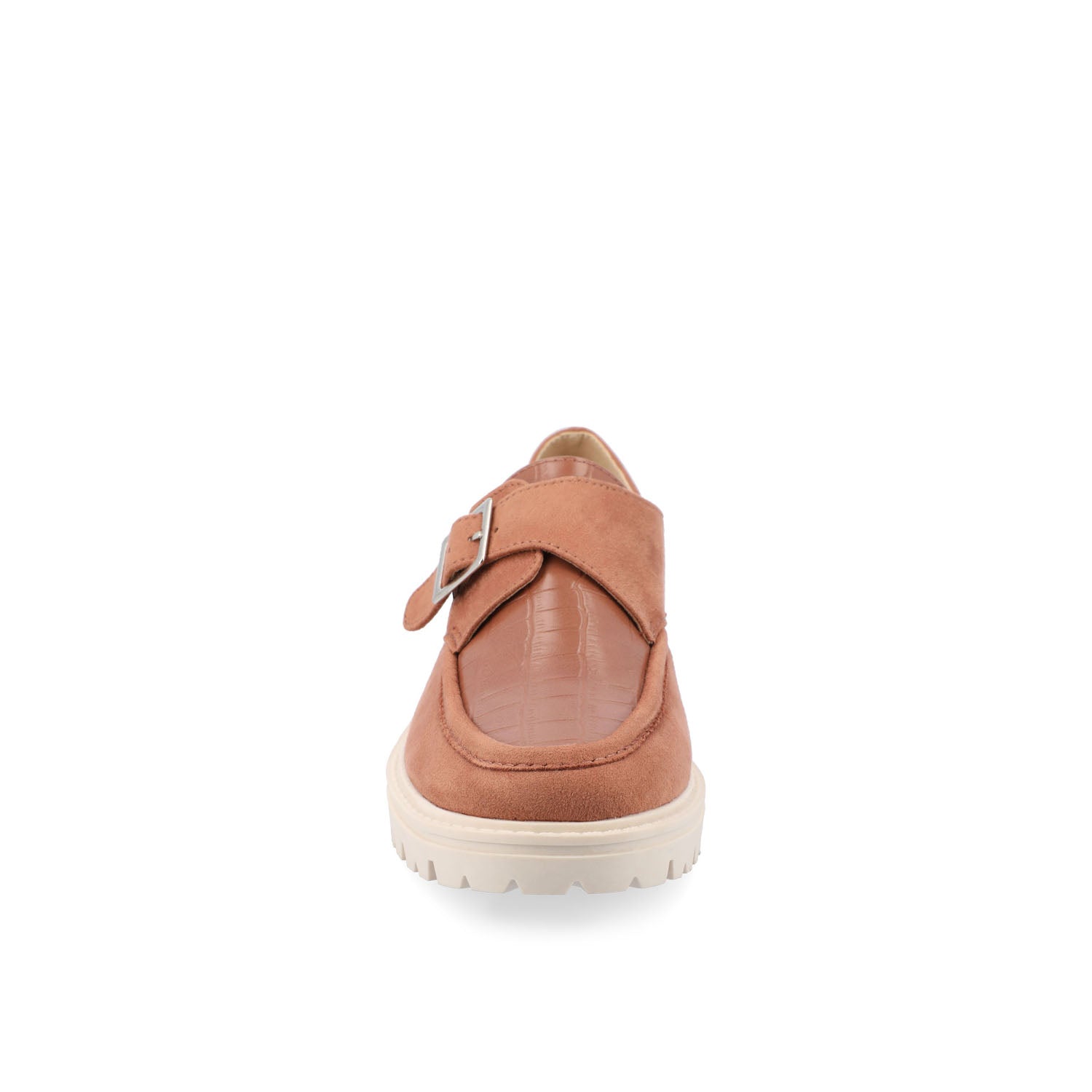 AZULA OXFORD FLATS IN VEGAN LEATHER - Tan