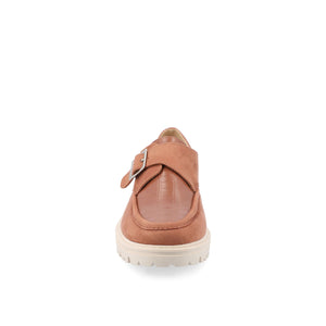 AZULA OXFORD FLATS IN VEGAN LEATHER - Tan
