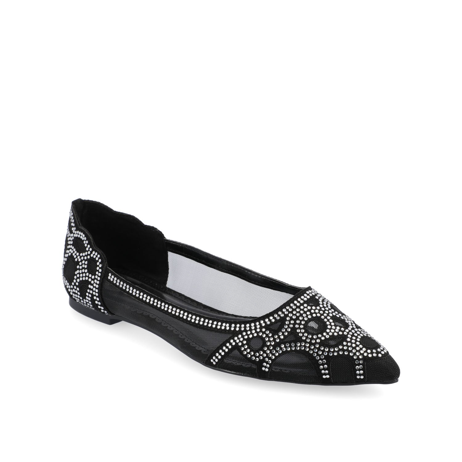 BATAVIA BALLET FLATS IN WIDE - Black Mesh