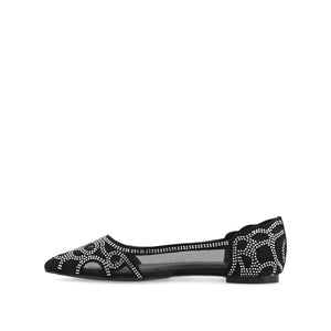 BATAVIA BALLET FLATS IN WIDE - Black Mesh