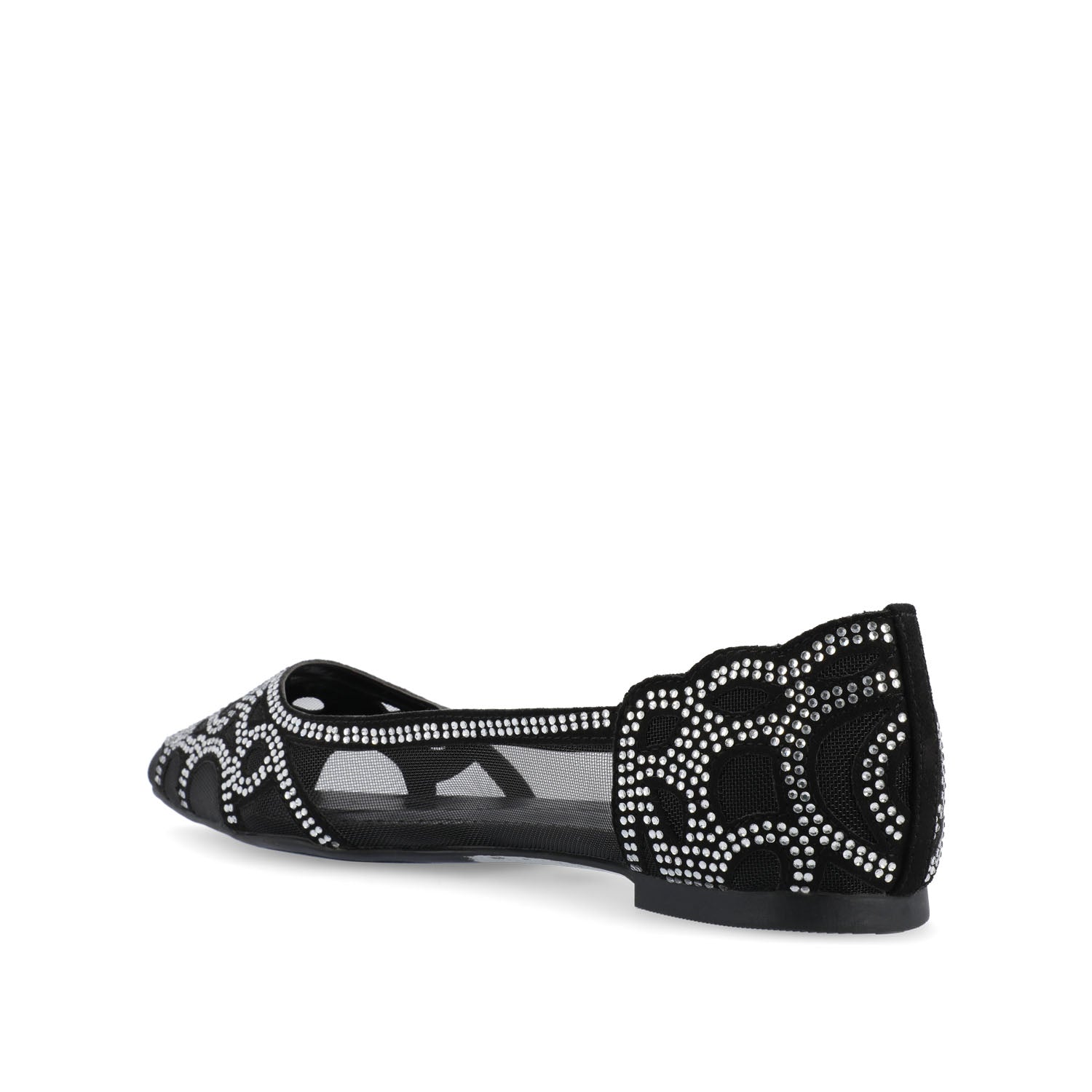 BATAVIA BALLET FLATS IN WIDE - Black Mesh