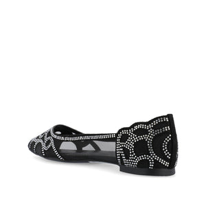 BATAVIA BALLET FLATS IN WIDE - Black Mesh