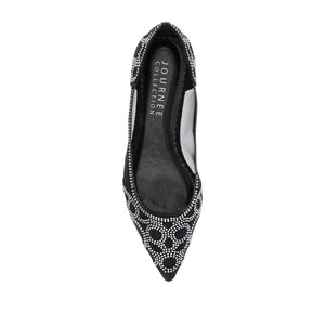 BATAVIA BALLET FLATS IN WIDE - Black Mesh
