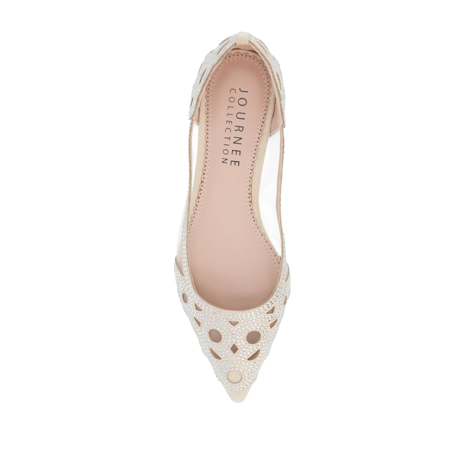 BATAVIA BALLET FLATS IN WIDE - Nude Mesh