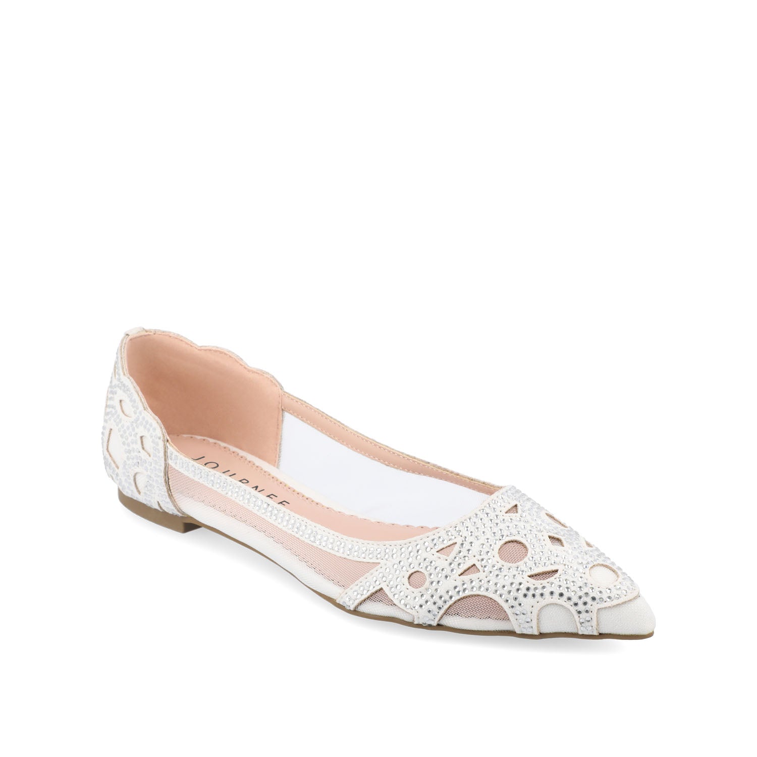 BATAVIA BALLET FLATS IN WIDE - White Mesh