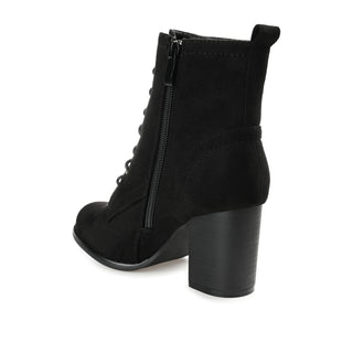 BAYLOR LACE-UP BOOTIES IN WIDE