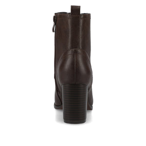 BAYLOR VEGAN LEATHER LACE-UP BOOTIES
